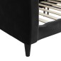 vidaXL Letto da Giorno Nero 100x200 cm in Velluto vidaXL Letto da Giorno Nero 100x200 cm in Velluto