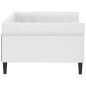 vidaXL Letto da Giorno Bianco 100x200 cm in Similpelle vidaXL Letto da Giorno Bianco 100x200 cm in Similpelle
