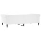 vidaXL Letto da Giorno Bianco 100x200 cm in Similpelle vidaXL Letto da Giorno Bianco 100x200 cm in Similpelle