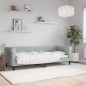 vidaXL Letto da Giorno Grigio Chiaro 80x200 cm in Velluto vidaXL Letto da Giorno Grigio Chiaro 80x200 cm in Velluto