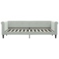 vidaXL Letto da Giorno Grigio Chiaro 80x200 cm in Velluto vidaXL Letto da Giorno Grigio Chiaro 80x200 cm in Velluto