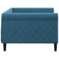 vidaXL Letto da Giorno Blu 90x200 cm in Velluto vidaXL Letto da Giorno Blu 90x200 cm in Velluto
