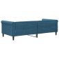 vidaXL Letto da Giorno Blu 90x200 cm in Velluto vidaXL Letto da Giorno Blu 90x200 cm in Velluto