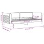 vidaXL Letto da Giorno Blu 90x200 cm in Velluto vidaXL Letto da Giorno Blu 90x200 cm in Velluto