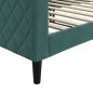 vidaXL Letto da Giorno Verde Scuro 90x200 cm in Velluto vidaXL Letto da Giorno Verde Scuro 90x200 cm in Velluto