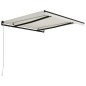 Tenda da Sole Retrattile Manuale 300x250 cm Crema Tenda da Sole Retrattile Manuale 300x250 cm Crema