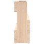 vidaXL Scarpiere a Parete 2 pz 110x9x23 cm Legno Massello di Pino vidaXL Scarpiere a Parete 2 pz 110x9x23 cm Legno Massello di Pino