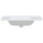 vidaXL Lavandino da Bagno Bianco 91,5x48x19,5 cm Rettangolare Ceramica vidaXL Lavandino da Bagno Bianco 91,5x48x19,5 cm Rettangolare Ceramica