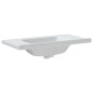 vidaXL Lavandino da Bagno Bianco 91,5x48x19,5 cm Rettangolare Ceramica vidaXL Lavandino da Bagno Bianco 91,5x48x19,5 cm Rettangolare Ceramica