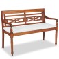 vidaXL Set da Pranzo da Giardino 4 pz con Cuscini in Massello di Teak vidaXL Set da Pranzo da Giardino 4 pz con Cuscini in Massello di Teak