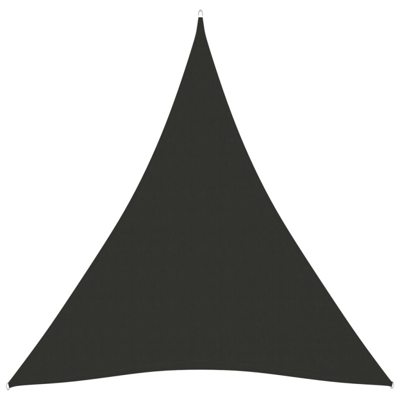 vidaXL Parasole a Vela Oxford Triangolare 4x5x5 m Antracite vidaXL Parasole a Vela Oxford Triangolare 4x5x5 m Antracite