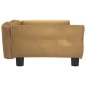 vidaXL Lettino per Cani Marrone 95x55x30 cm in Velluto vidaXL Lettino per Cani Marrone 95x55x30 cm in Velluto