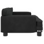vidaXL Lettino per Cani Nero 70x45x30 cm in Velluto vidaXL Lettino per Cani Nero 70x45x30 cm in Velluto