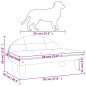 vidaXL Lettino per Cani Marrone 70x52x30 cm in Velluto vidaXL Lettino per Cani Marrone 70x52x30 cm in Velluto