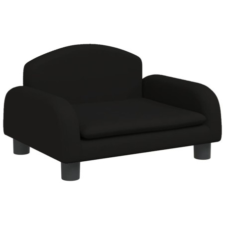 vidaXL Lettino per Cani Nero 50x40x30 cm in Tessuto