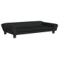 vidaXL Lettino per Cani Nero 100x50x21 cm in Velluto vidaXL Lettino per Cani Nero 100x50x21 cm in Velluto