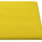 vidaXL Pannelli Murali 12 pz Giallo chiaro 90x15 cm Tessuto 1,62 m² vidaXL Pannelli Murali 12 pz Giallo chiaro 90x15 cm Tessuto 1,62 m²
