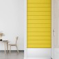 vidaXL Pannelli Murali 12 pz Giallo chiaro 90x15 cm Tessuto 1,62 m² vidaXL Pannelli Murali 12 pz Giallo chiaro 90x15 cm Tessuto 1,62 m²