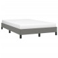 vidaXL Giroletto senza Materasso Grigio Scuro 120x200 cm Tessuto vidaXL Giroletto senza Materasso Grigio Scuro 120x200 cm Tessuto