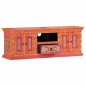 vidaXL Mobile Porta TV Rosa 110x30x40 cm in Legno Massello di Mango