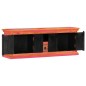 vidaXL Mobile Porta TV Rosa 110x30x40 cm in Legno Massello di Mango