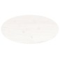 vidaXL Piano Tavolo Bianco 70x35x2,5cm in Legno Massello di Pino Ovale vidaXL Piano Tavolo Bianco 70x35x2,5cm in Legno Massello di Pino Ovale
