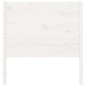 vidaXL Testiera Bianca 81x4x100 cm in Legno Massello di Pino vidaXL Testiera Bianca 81x4x100 cm in Legno Massello di Pino