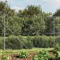 vidaXL Recinzione a Rete con Picchetti Ancoraggio Argento 2x25 m vidaXL Recinzione a Rete con Picchetti Ancoraggio Argento 2x25 m