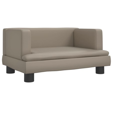 vidaXL Lettino per Cani Cappuccino 60x40x30 cm in Similpelle
