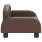 vidaXL Lettino per Cani Marrone 50x40x30 cm in Similpelle vidaXL Lettino per Cani Marrone 50x40x30 cm in Similpelle