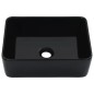 Lavandino 40x30x13 cm in Ceramica Nero Lavandino 40x30x13 cm in Ceramica Nero