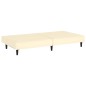 vidaXL Divano Letto a 2 Posti Crema in Similpelle vidaXL Divano Letto a 2 Posti Crema in Similpelle