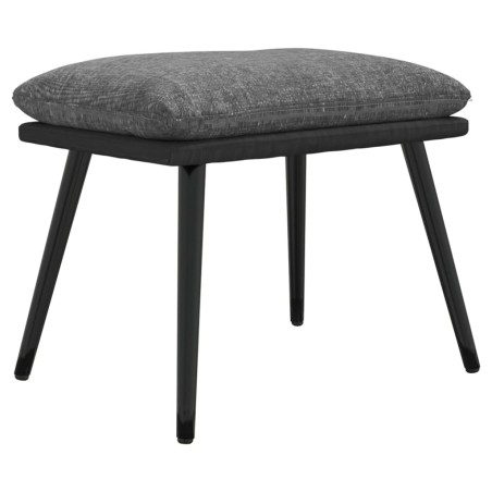 vidaXL Sgabello Grigio Chiaro 45x29,5x35cm in Tessuto e Similpelle
