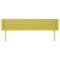Testiera ad Orecchio Verde 163x23x78/88 cm in Tessuto