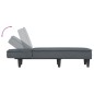 vidaXL Chaise Longue in Velluto Grigio Scuro vidaXL Chaise Longue in Velluto Grigio Scuro