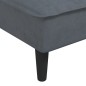 vidaXL Chaise Longue in Velluto Grigio Scuro vidaXL Chaise Longue in Velluto Grigio Scuro