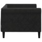 vidaXL Letto da Giorno Nero 80x200 cm in Velluto vidaXL Letto da Giorno Nero 80x200 cm in Velluto