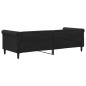 vidaXL Letto da Giorno Nero 80x200 cm in Velluto vidaXL Letto da Giorno Nero 80x200 cm in Velluto