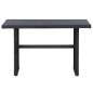 vidaXL Set Divani da Giardino 3 pz con Cuscini in Polyrattan Nero vidaXL Set Divani da Giardino 3 pz con Cuscini in Polyrattan Nero