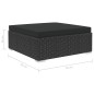 vidaXL Set Divani da Giardino 12 pz con Cuscini in Polyrattan Nero vidaXL Set Divani da Giardino 12 pz con Cuscini in Polyrattan Nero