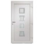 vidaXL Porta di Ingresso Bianca 88x200 cm vidaXL Porta di Ingresso Bianca 88x200 cm