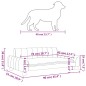 vidaXL Lettino per Cani Cappuccino 90x53x30 cm in Similpelle vidaXL Lettino per Cani Cappuccino 90x53x30 cm in Similpelle
