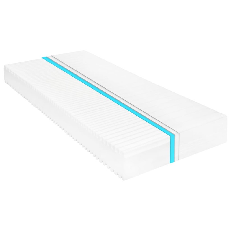 vidaXL Materasso 180x200 cm 7 Zone Schiuma di Poliuretano 16 cm H2 H3 vidaXL Materasso 180x200 cm 7 Zone Schiuma di Poliuretano 16 cm H2 H3