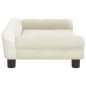 vidaXL Lettino per Cani Crema 70x48x22 cm in Velluto vidaXL Lettino per Cani Crema 70x48x22 cm in Velluto