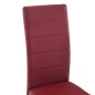 vidaXL Sedie da Pranzo a Sbalzo 4 pz Rosse in Similpelle vidaXL Sedie da Pranzo a Sbalzo 4 pz Rosse in Similpelle