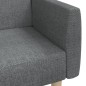 vidaXL Divano Letto a 2 Posti Grigio Chiaro in Tessuto vidaXL Divano Letto a 2 Posti Grigio Chiaro in Tessuto
