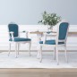 vidaXL Sedie da Pranzo 2 pz Blu 62x59,5x100,5 cm in Velluto vidaXL Sedie da Pranzo 2 pz Blu 62x59,5x100,5 cm in Velluto
