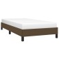 vidaXL Giroletto senza Materasso Marrone Scuro 80x200 cm Tessuto vidaXL Giroletto senza Materasso Marrone Scuro 80x200 cm Tessuto
