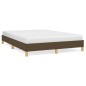 vidaXL Giroletto Marrone Scuro 160x200 cm in Tessuto vidaXL Giroletto Marrone Scuro 160x200 cm in Tessuto