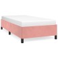 vidaXL Giroletto Rosa 90x190 cm in Velluto vidaXL Giroletto Rosa 90x190 cm in Velluto